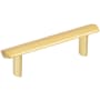 Elements William 3 Inch Center to Center Bar Cabinet Pull Brushed Gold