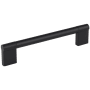 Elements Knox Bulk Pack of (10) - 6-5/1" (160mm) Center to Center Cabinet Handles / Drawer Pulls with 1" Hand Clearance Matte Black