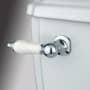 Elements Of Design Porcelain / Oak Tank Lever from the Made to Match Collection Chrome