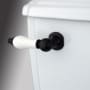 Elements Of Design Porcelain / Oak Tank Lever from the Made to Match Collection Oil Rubbed Bronze