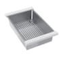 Elkay Circuit Chef Stainless Steel 17-3/4" L x 11" W Colander for Workstation Sink Stainless Steel / White