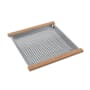 Elkay Circuit Chef Stainless Steel 17-3/4" L x 18-7/8" W Low Profile Colander Stainless Steel / Wood