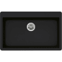 Elkay Quartz Luxe 33" Drop In Single Basin Quartz Composite Kitchen Sink Caviar
