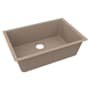 Elkay Quartz Luxe 33" Undermount Single Basin Quartz Composite Kitchen Sink Sandstone