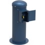 Elkay Tubular Yard Hydrant with Locking Hose Bib Blue