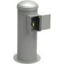 Elkay Tubular Yard Hydrant with Locking Hose Bib Gray