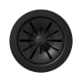 Elkay Perfect Drain® 3-1/2" Polymer Disposer Flange with Removable Basket Strainer and Rubber Stopper Charcoal