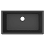 Elkay Quartz Classic 33" Undermount Single Basin Quartz Composite Kitchen Sink Matte Black