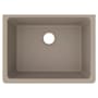 Elkay Quartz Luxe 24-5/8" Undermount Single Basin Quartz Composite Kitchen Sink Sandstone