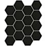 Emser Tile Catch - 10" x 13" Geometric Wall Tile - Glossy Visual - Sold by Sheet (1.41 SF/Sheet) Black