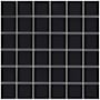 Emser Tile Catch - 12" x 12" Geometric Floor and Wall Tile - Matte Visual - Sold by Sheet (0.99 SF/Sheet) Black