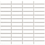Emser Tile Catch - 11" x 12" Linear Wall Tile - Glossy Visual - Sold by Sheet (1.41 SF/Sheet) Ice
