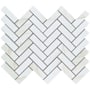 Emser Tile Nobleza - 10" x 12" Chevron Floor and Wall Tile - Matte Visual - Sold by Sheet  (0.84 SF/Sheet) Lugo
