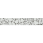 Emser Tile Terazio - 24" x 3" Textured Porcelain Thin-Set Bullnose Palladio