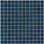Emser Tile Afloat - 13" x 13" Square Floor and Wall Tile - Glossy Visual - Sold by Sheet (1.1 SF/Sheet) Navy