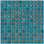 Emser Tile Afloat - 13" x 13" Square Floor and Wall Tile - Glossy Visual - Sold by Sheet (1.1 SF/Sheet) Turquoise