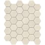 Emser Tile Savvy - 11" x 12" Geometric Floor and Wall Tile - Glossy Visual - Sold by Sheet (0.94 SF/Sheet) Oat