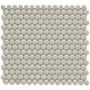 Emser Tile Savvy - 11" x 12" Penny Floor and Wall Tile - Glossy Visual - Sold by Sheet (0.97 SF/Sheet) Oat