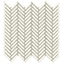 Emser Tile Regala - 11" x 11" Chevron Wall Tile - Glossy Visual - Sold by Sheet (0.85 SF/Sheet) Bequest