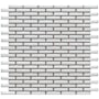 Emser Tile Regala - 12" x 12" Linear Wall Tile - Glossy Visual - Sold by Sheet  (0.95 SF/Sheet) Gift