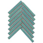 Emser Tile Regala - 8" x 10" Chevron Wall Tile - Glossy Visual - Sold by Sheet (0.54 SF/Sheet) Present