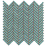 Emser Tile Regala - 11" x 11" Chevron Wall Tile - Glossy Visual - Sold by Sheet (0.85 SF/Sheet) Present