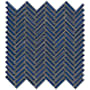 Emser Tile Regala - 11" x 11" Chevron Wall Tile - Glossy Visual - Sold by Sheet (0.85 SF/Sheet) Token