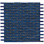 Emser Tile Regala - 12" x 12" Linear Wall Tile - Glossy Visual - Sold by Sheet  (0.95 SF/Sheet) Token