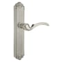 Emtek Designer Brass Door Configuration 1 Patio Multi Point Trim Lever Set with American Cylinder Below Handle Pewter