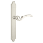 Emtek Classic Brass Door Configuration 1 Thumbturn Multi Point Narrow Trim Lever Set with American Cylinder Below Handle Satin Nickel