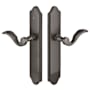 Emtek Classic Brass Door Configuration 1 Passage Multi Point Trim Lever Set with American Cylinder Below Handle Oil Rubbed Bronze