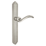 Emtek Designer Brass Door Configuration 1 Thumbturn Multi Point Narrow Trim Lever Set with American Cylinder Below Handle Pewter