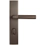 Emtek Brass Modern Door Configuration 1 Keyed Entry Multi Point Trim Lever Set with American Cylinder Below Handle Oil Rubbed Bronze