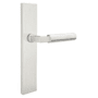 Emtek Door Configuration 1 Passage Multi Point Trim Lever Set with American Cylinder Below Handle Brushed Stainless Steel
