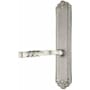 Emtek Designer Brass Door Configuration 2 Passage Multi Point Trim Lever Set with American Cylinder Above Handle Pewter