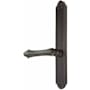 Emtek Lost Wax / Tuscany Bronze Door Configuration 2 Thumbturn Multi Point Narrow Trim Lever Set with American Cylinder Above Handle Medium Bronze