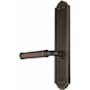 Emtek Lost Wax / Tuscany Bronze Door Configuration 2 Thumbturn Multi Point Trim Lever Set with American Cylinder Above Handle Medium Bronze