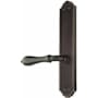 Emtek Lost Wax / Tuscany Bronze Door Configuration 2 Patio Multi Point Trim Lever Set with American Cylinder Above Handle Medium Bronze