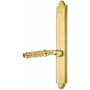 Emtek Classic Brass Door Configuration 2 Thumbturn Multi Point Narrow Trim Lever Set with American Cylinder Above Handle French Antique