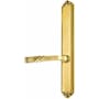 Emtek Designer Brass Door Configuration 2 Thumbturn Multi Point Narrow Trim Lever Set with American Cylinder Above Handle French Antique
