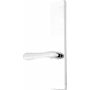 Emtek Brass Modern Door Configuration 2 Passage Multi Point Trim Lever Set with American Cylinder Above Handle Polished Chrome