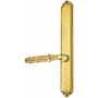 Emtek Designer Brass Door Configuration 3 Thumbturn Multi Point Narrow Trim Lever Set with American Cylinder Above Handle French Antique
