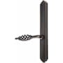 Emtek Designer Brass Door Configuration 3 Inactive Multi Point Narrow Trim Lever Set with American Cylinder Above Handle Oil Rubbed Bronze