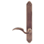 Emtek Lost Wax / Tuscany Bronze Door Configuration 4 Passage Multi Point Narrow Trim Lever Set with American Cylinder Above Handle Medium Bronze