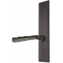 Emtek Sandcast Bronze Door Configuration 4 Passage Multi Point Trim Lever Set with American Cylinder Above Handle Medium Bronze