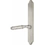 Emtek Classic Brass Door Configuration 4 Passage Multi Point Narrow Trim Lever Set with American Cylinder Above Handle Pewter