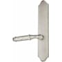 Emtek Classic Brass Door Configuration 4 Passage Multi Point Trim Lever Set with American Cylinder Above Handle Pewter