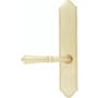 Emtek Classic Brass Door Configuration 4 Passage Multi Point Trim Lever Set with American Cylinder Above Handle French Antique