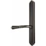 Emtek Designer Brass Door Configuration 4 Patio Multi Point Narrow Trim Lever Set with American Cylinder Above Handle Oil Rubbed Bronze