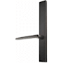 Emtek Brass Modern Door Configuration 4 Thumbturn Multi Point Narrow Trim Lever Set with American Cylinder Above Handle Oil Rubbed Bronze